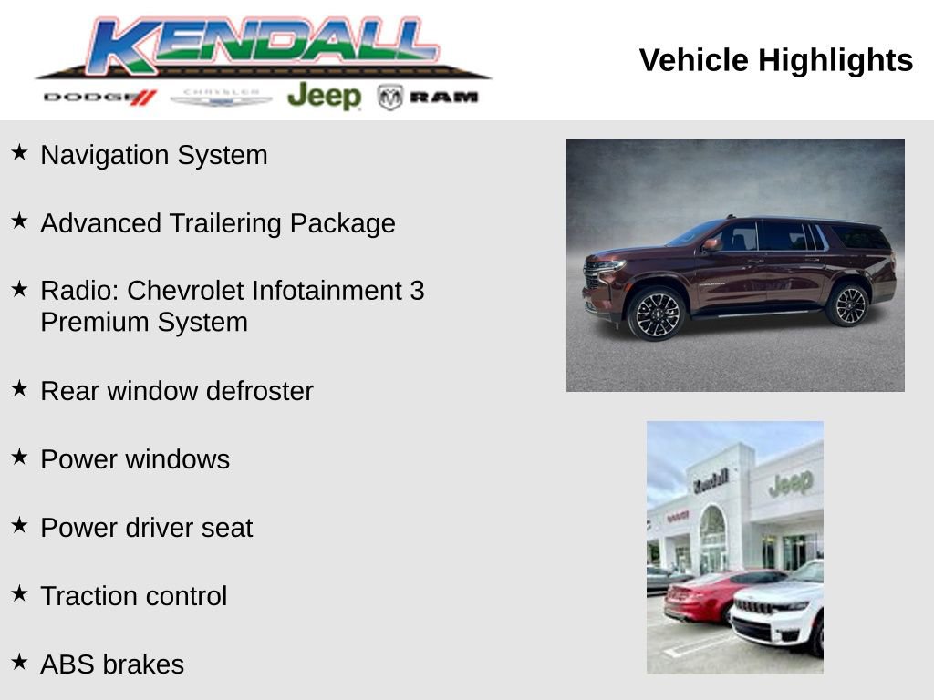 Used 2022 Chevrolet Suburban LT w/ Max Trailering Package image 2