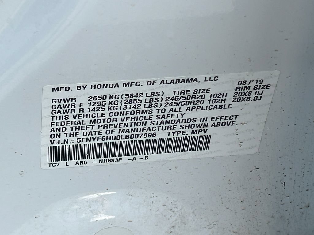 Used 2020 Honda Pilot Elite image 43