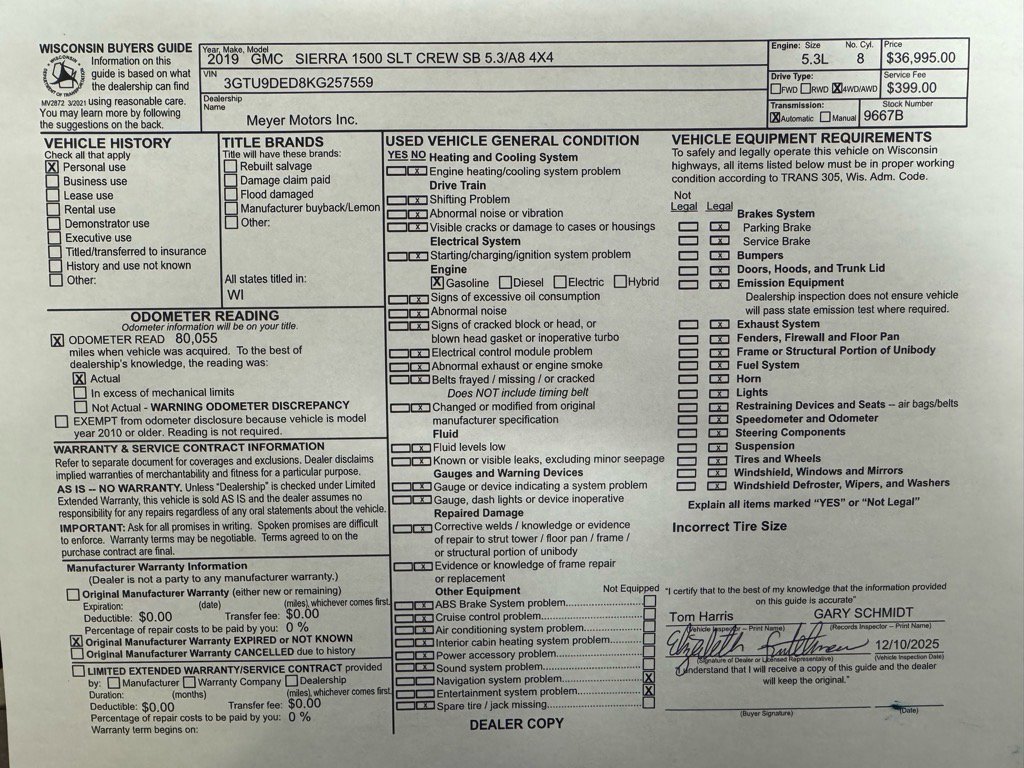 Used 2019 GMC Sierra 1500 SLT image 31