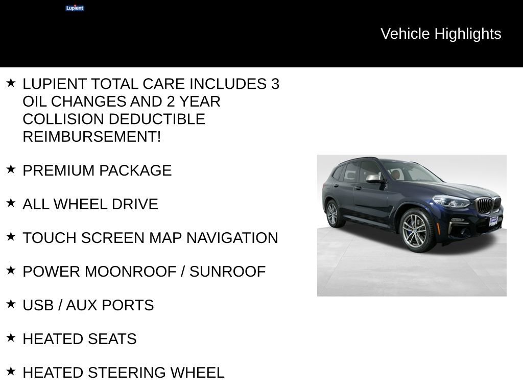 Used 2018 BMW X3 M40i w/ Premium Package AWD/4WD image 7