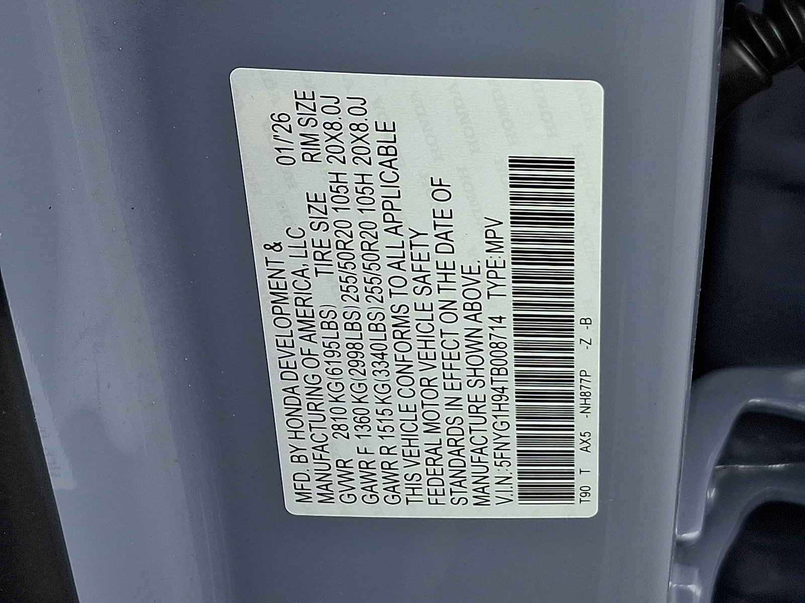 New 2026 Honda Pilot Black Edition image 10