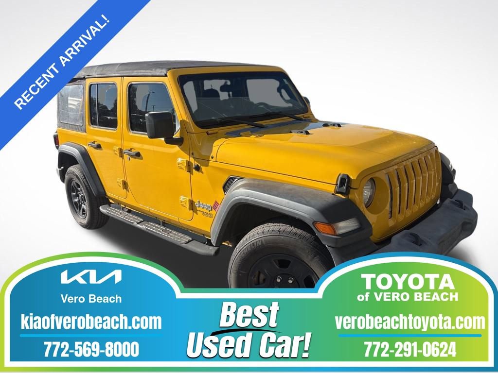 Used 2018 Jeep Wrangler Unlimited Sport image 1