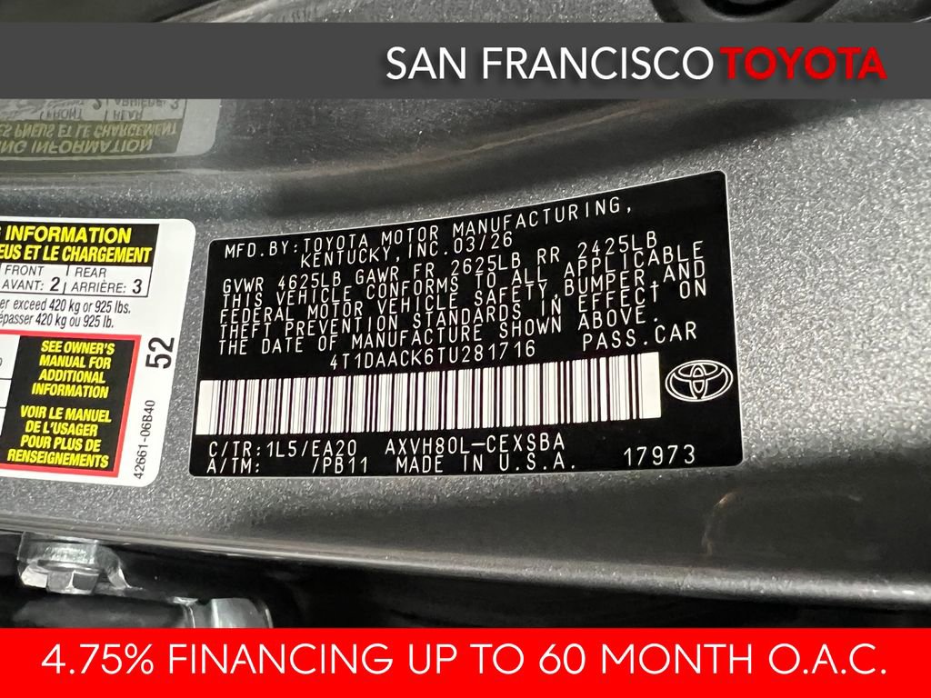 Certified 2026 Toyota Camry SE image 40