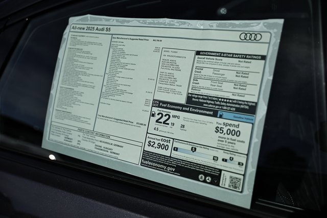 New 2025 Audi S5 Premium Plus image 40