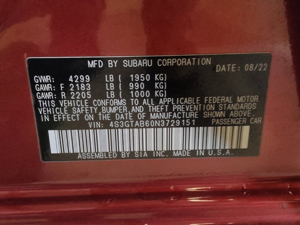 Used 2022 Subaru Impreza 2.0i image 33