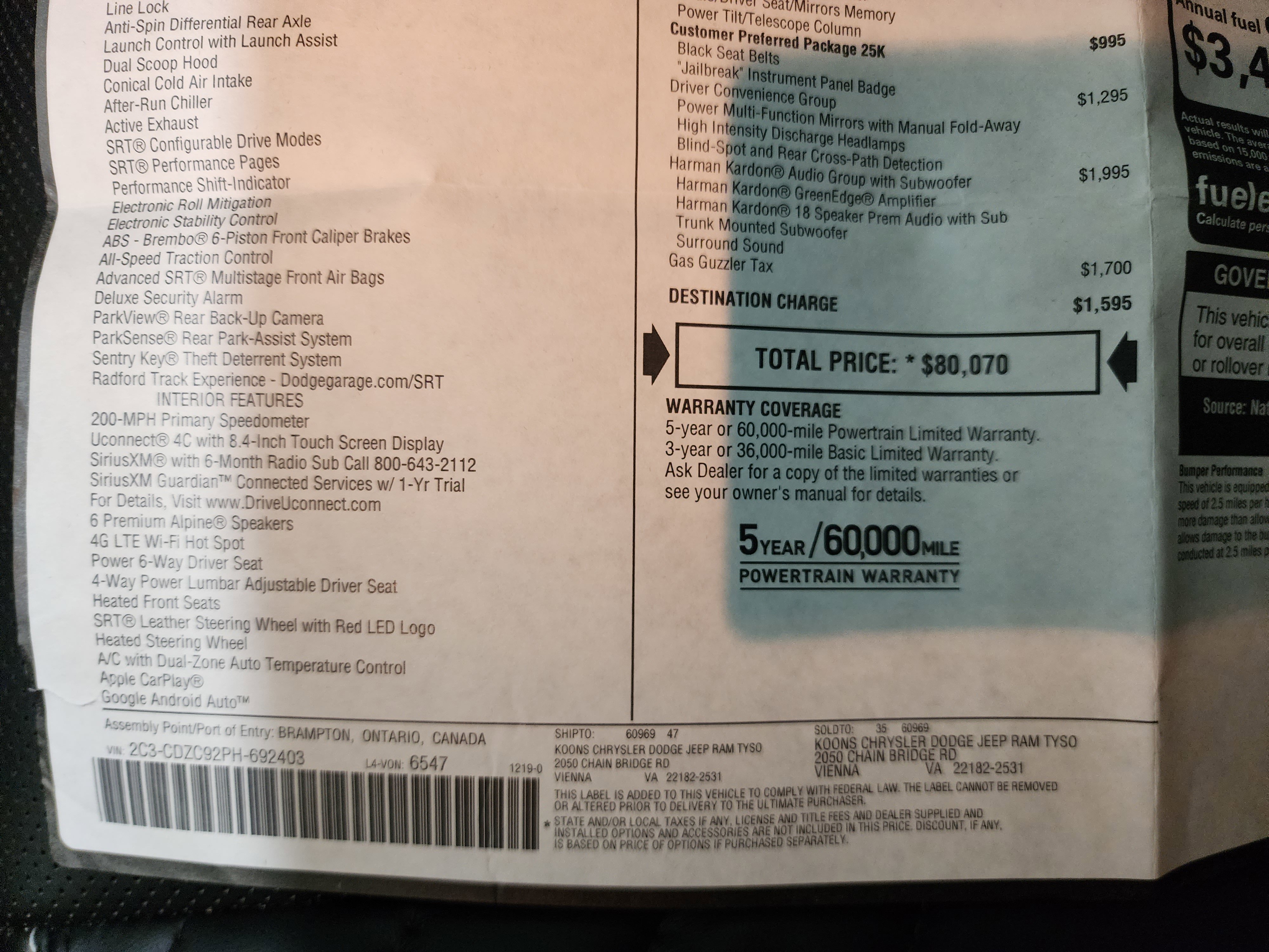 Used 2023 Dodge Challenger SRT Hellcat image 43