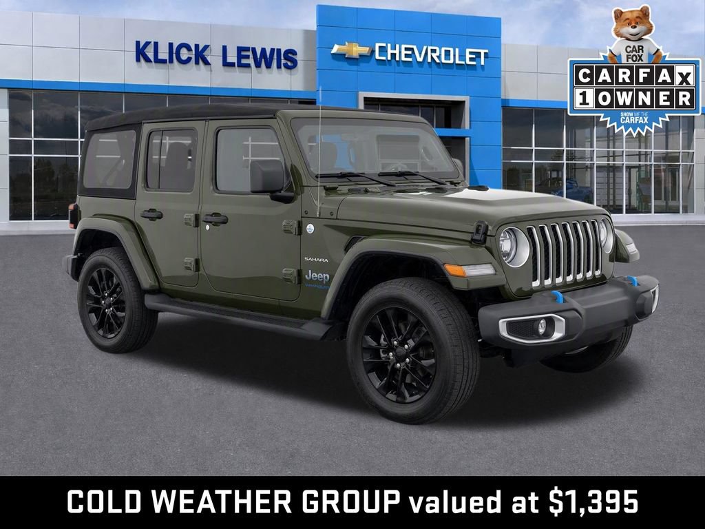 Used 2023 Jeep Wrangler Unlimited Sahara w/ Cold Weather Group AWD/4WD image 1