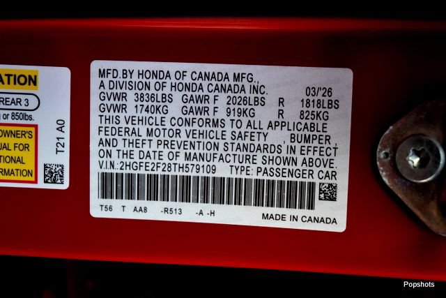 Certified 2026 Honda Civic LX image 20