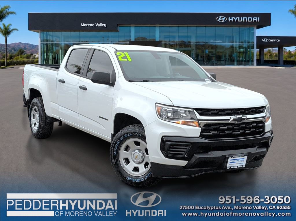 Used 2021 Chevrolet Colorado W/T w/ WT Convenience Package RWD image 1