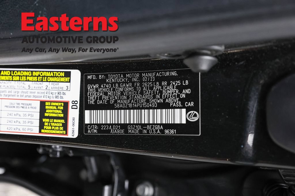 Used 2023 Lexus ES 350 w/ Premium Package FWD image 37