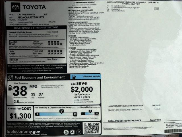 New 2026 Toyota Crown Signia image 24