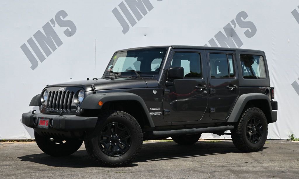 Used 2016 Jeep Wrangler Unlimited Sport w/ Connectivity Group AWD/4WD image 1