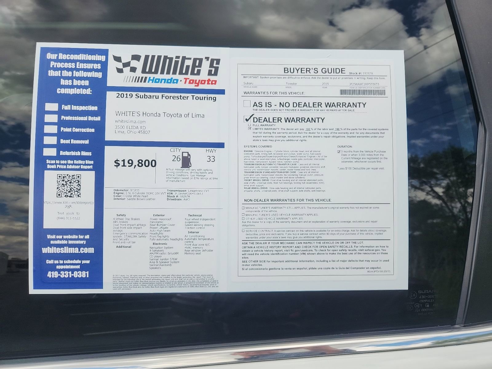 Used 2019 Subaru Forester Touring w/ Popular Package #3 AWD/4WD image 13