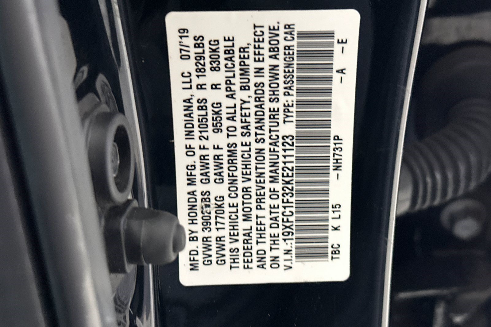 Used 2019 Honda Civic EX image 21