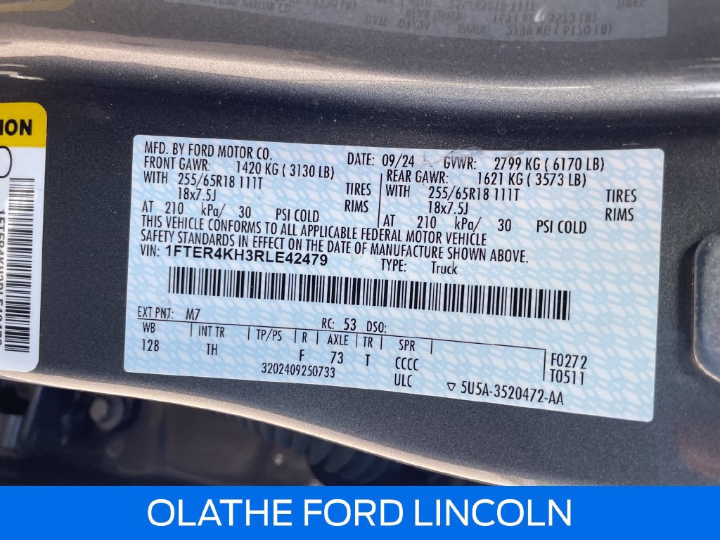 Used 2024 Ford Ranger Lariat w/ Advanced Towing Package AWD/4WD image 21