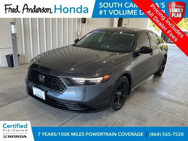 Certified 2025 Honda Accord SE