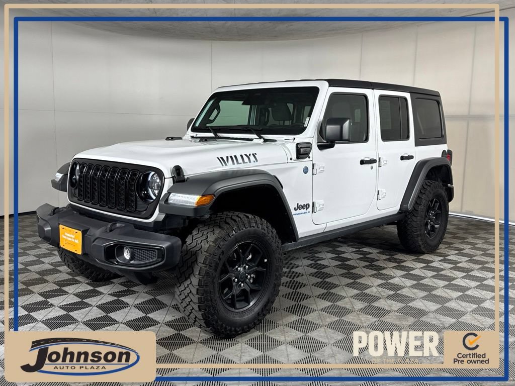Certified 2025 Jeep Wrangler Unlimited Sport S 4xe AWD/4WD image 1