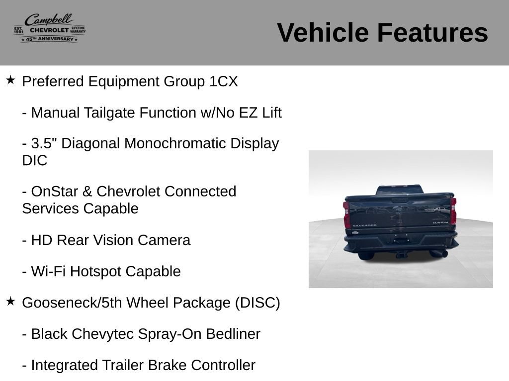 Used 2024 Chevrolet Silverado 2500 Custom w/ Custom Value Package AWD/4WD image 21