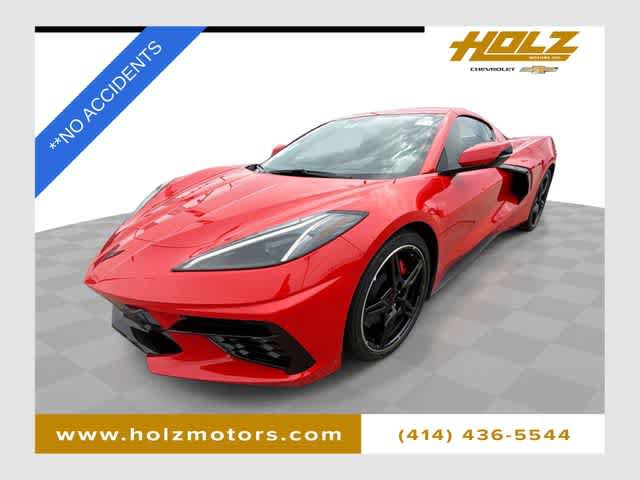 Certified 2022 Chevrolet Corvette Stingray Preferred Cpe w/ Engine Appearance Package