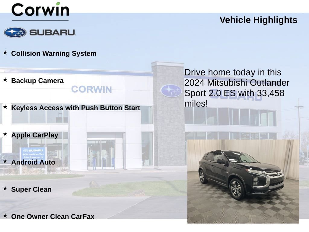 Used 2024 Mitsubishi Outlander Sport ES image 6