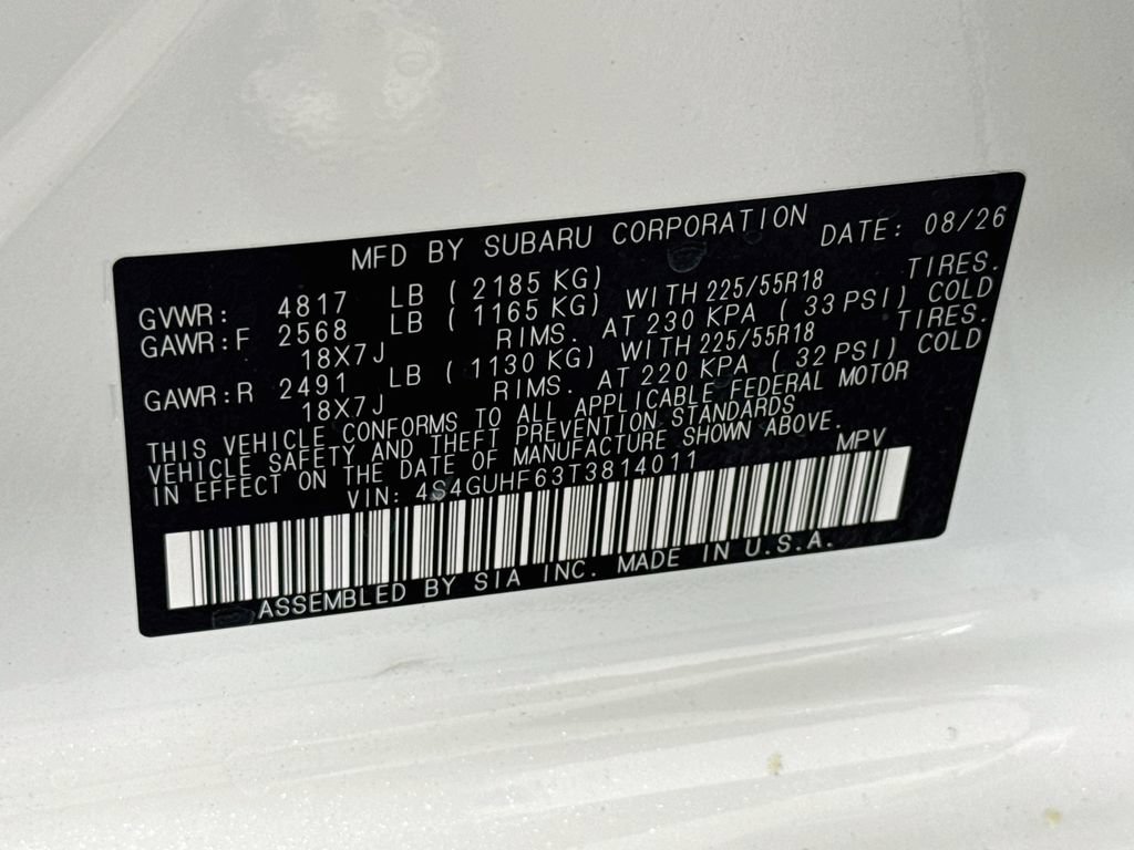 New 2026 Subaru Crosstrek 2.5i Sport AWD/4WD image 30