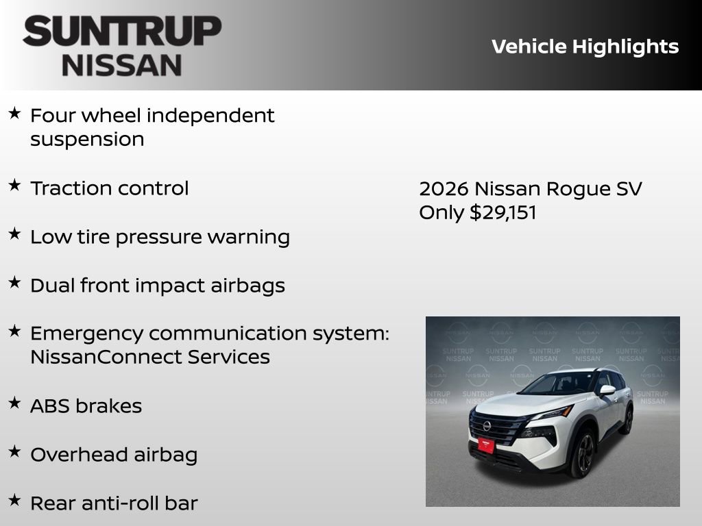 New 2026 Nissan Rogue SV image 16