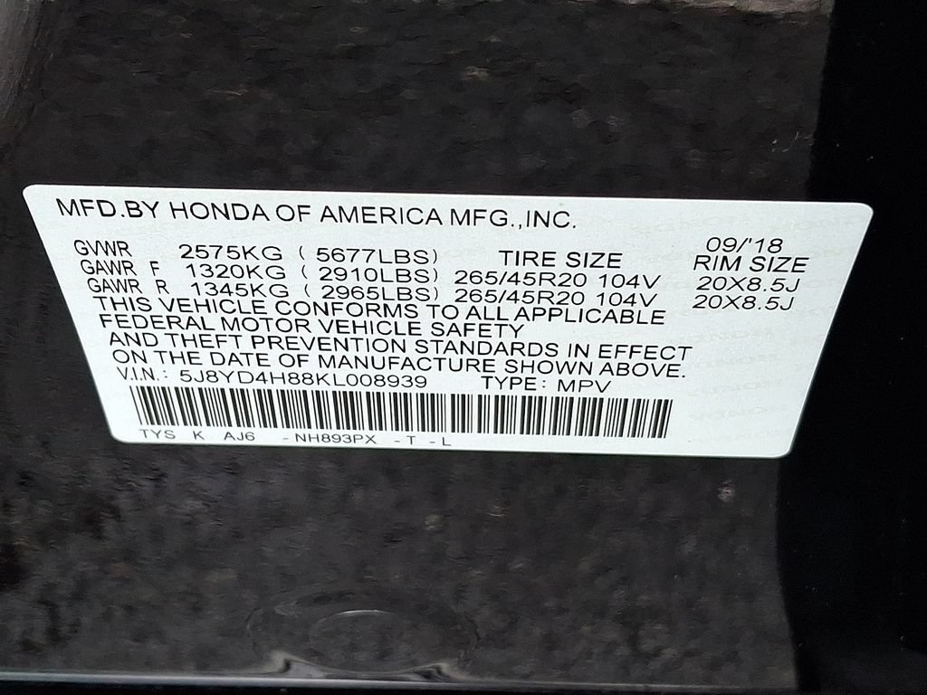 Used 2019 Acura MDX SH-AWD w/ Advance Package image 25