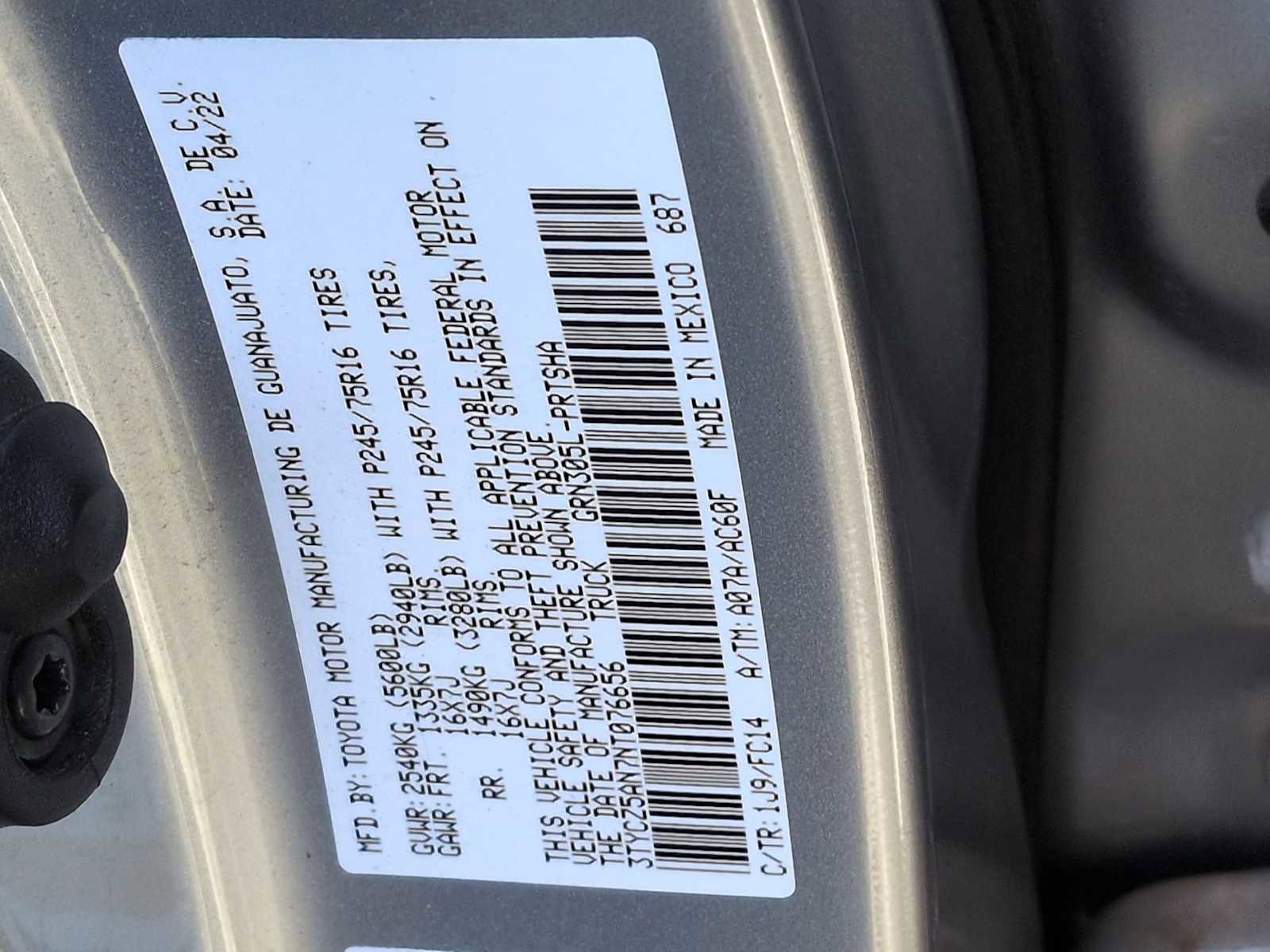 Used 2022 Toyota Tacoma 4x4 Double Cab image 23