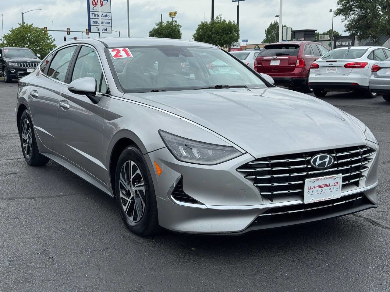 Used 2021 Hyundai Sonata Blue FWD image 3