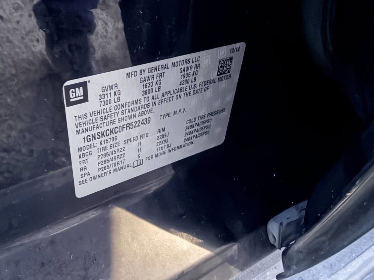 Used 2015 Chevrolet Tahoe LTZ w/ Texas Edition image 29