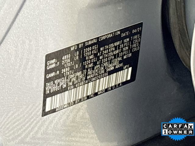 Used 2021 Subaru Outback Premium w/ Popular Package #1 AWD/4WD image 32