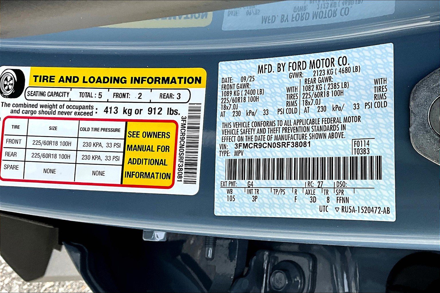 New 2025 Ford Bronco Sport Outer Banks w/ Outer Banks Tech Package+ AWD/4WD image 13