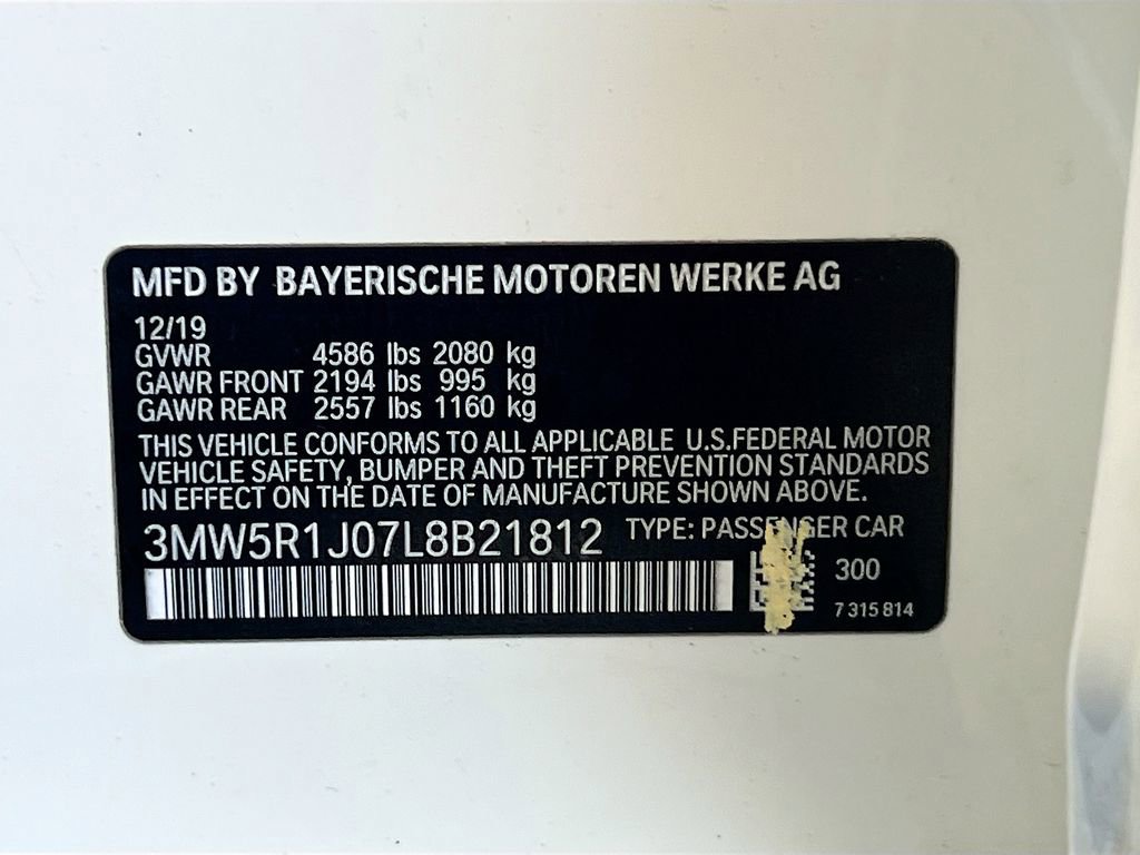 Used 2020 BMW 330i Sedan w/ Convenience Package RWD image 32