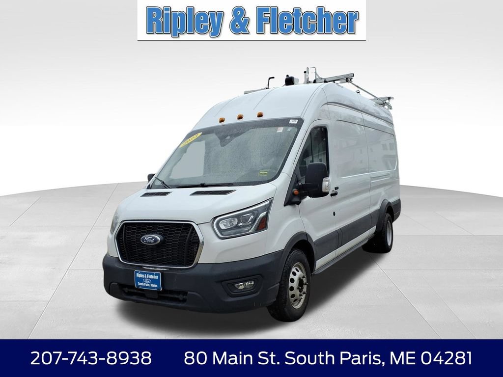 Used 2023 Ford Transit 350 148 High Roof Extended DRW w/ Interior Upgrade Package AWD/4WD image 1