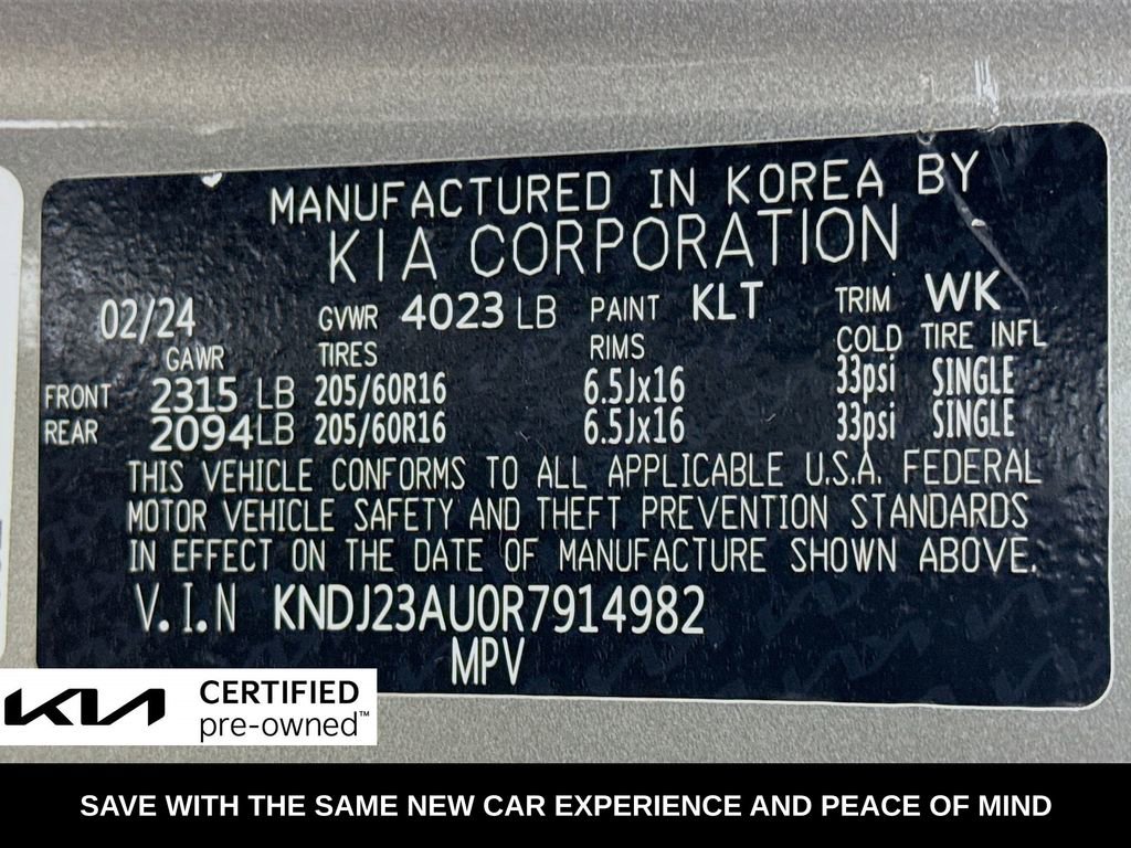 Certified 2024 Kia Soul LX w/ Option Group 015 image 35