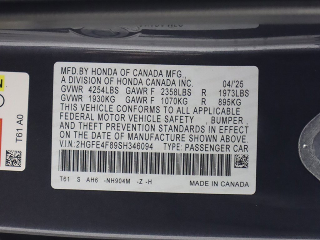 Used 2025 Honda Civic Sport image 53