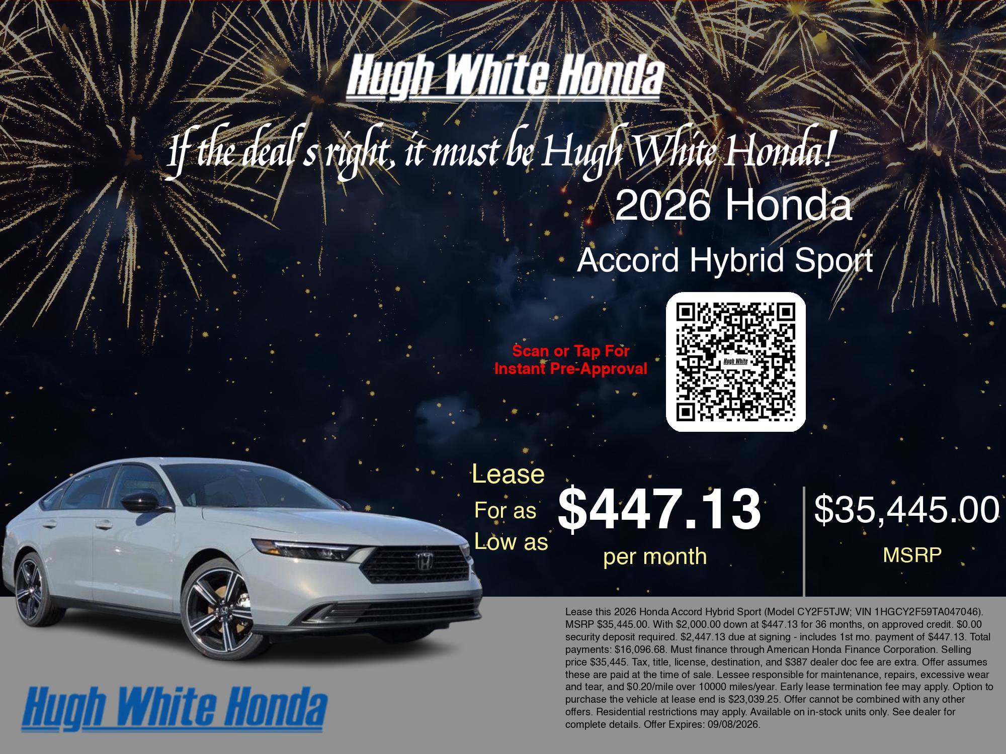 New 2026 Honda Accord Sport image 3