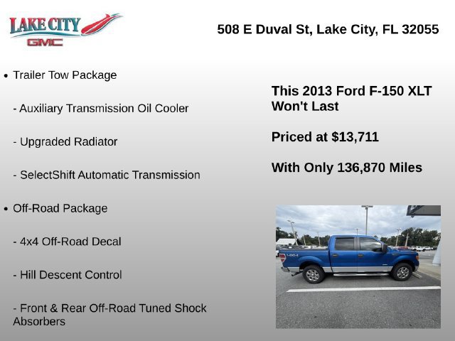 Used 2013 Ford F150 XLT w/ Luxury Equipment Group AWD/4WD image 12