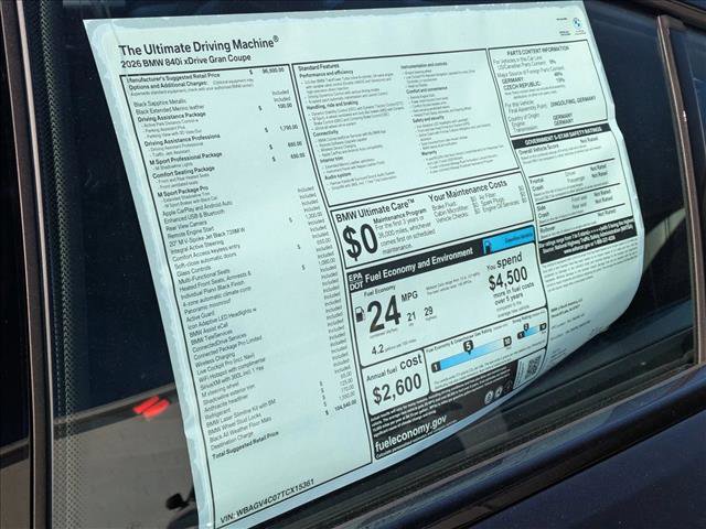 New 2026 BMW 840i xDrive image 19