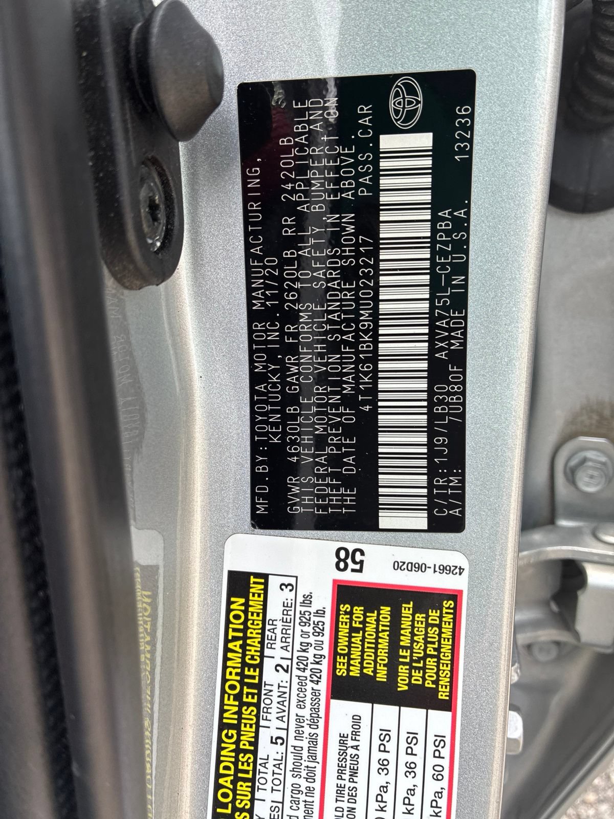 Used 2021 Toyota Camry XSE AWD/4WD image 17
