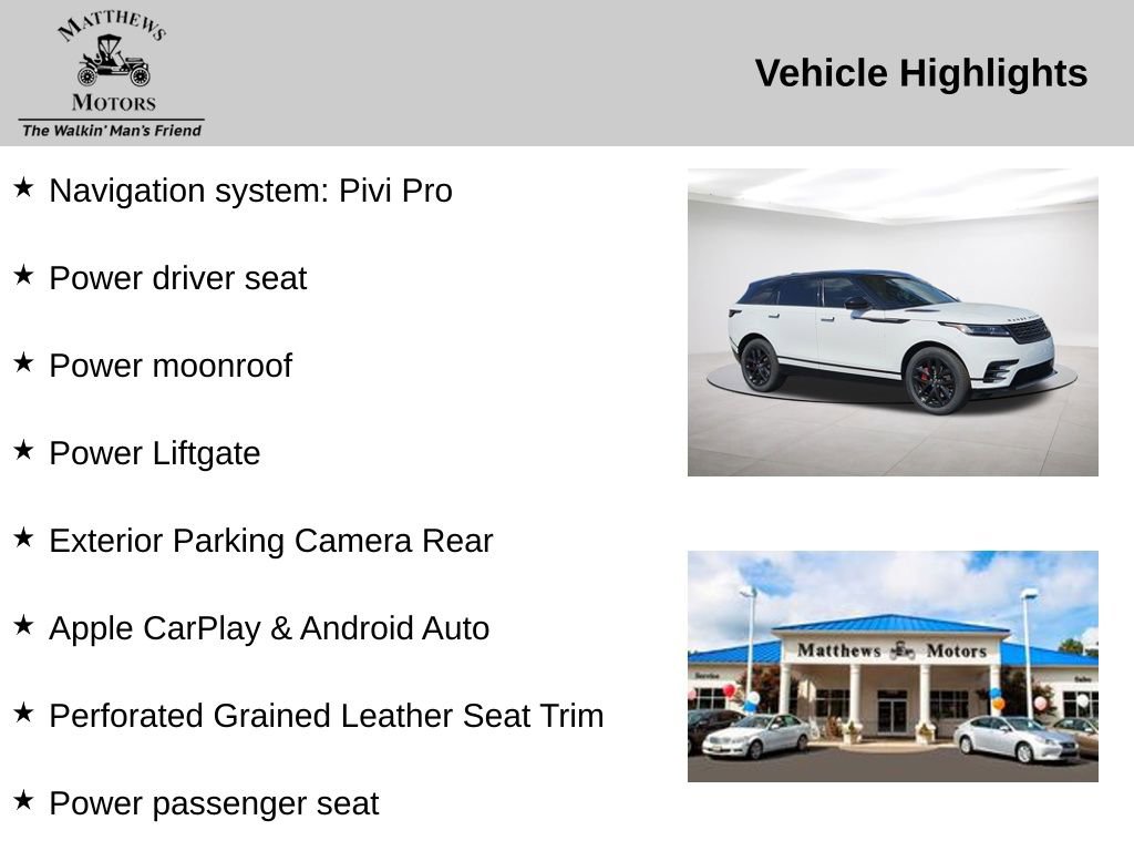Used 2024 Land Rover Range Rover Velar Dynamic SE image 14
