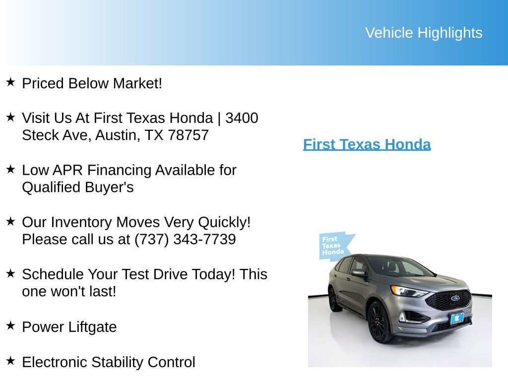 Used 2021 Ford Edge ST-Line FWD image 9