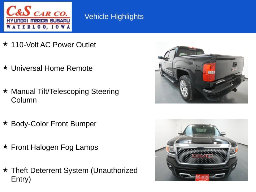Used 2015 GMC Sierra 1500 Denali w/ Driver Alert Package image 19