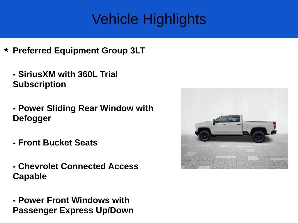 New 2026 Chevrolet Silverado 2500 ZR2 AWD/4WD image 2