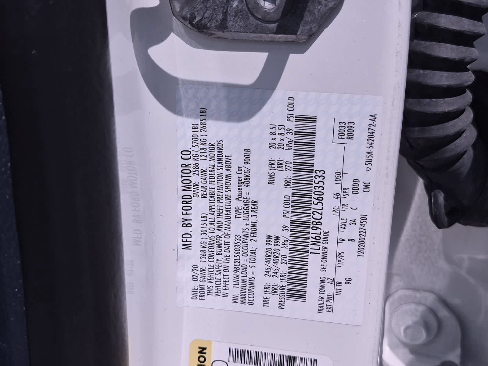 Used 2020 Lincoln Continental Black Label AWD/4WD image 37