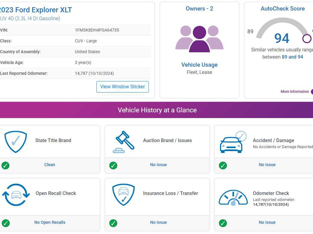 Used 2023 Ford Explorer XLT w/ Equipment Group 202A AWD/4WD image 4