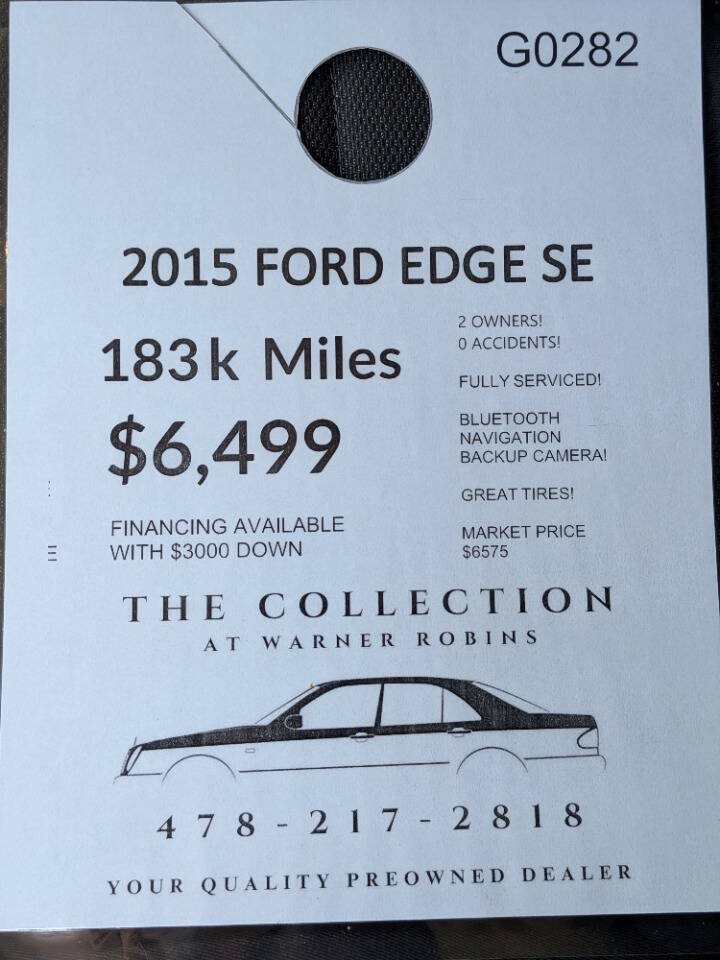 Used 2015 Ford Edge SE w/ Cargo Accessory Package FWD image 2