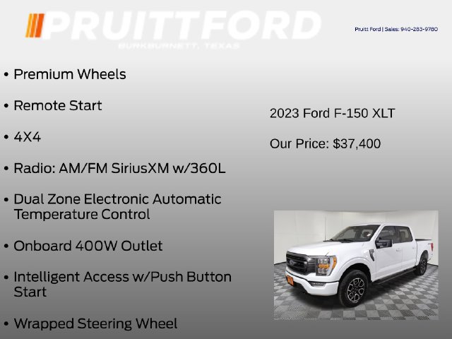 Used 2023 Ford F150 XLT w/ Equipment Group 302A High AWD/4WD image 31