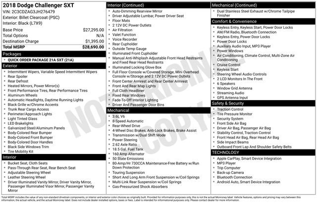 Used 2018 Dodge Challenger SXT RWD image 17