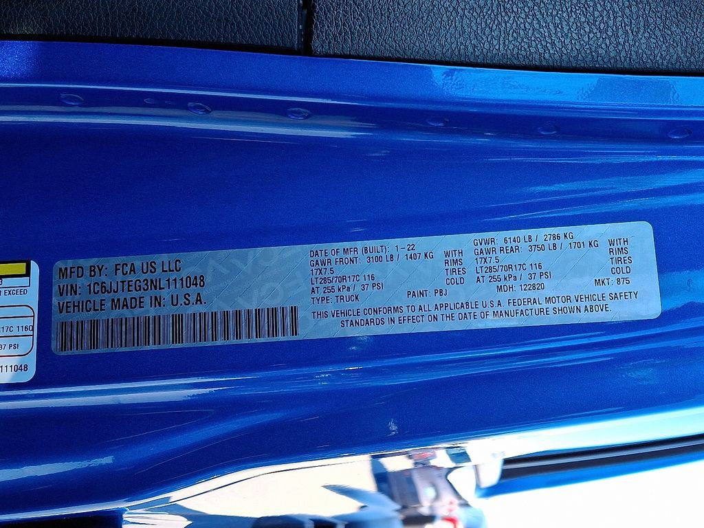 Used 2022 Jeep Gladiator Mojave w/ LED Lighting Group image 28